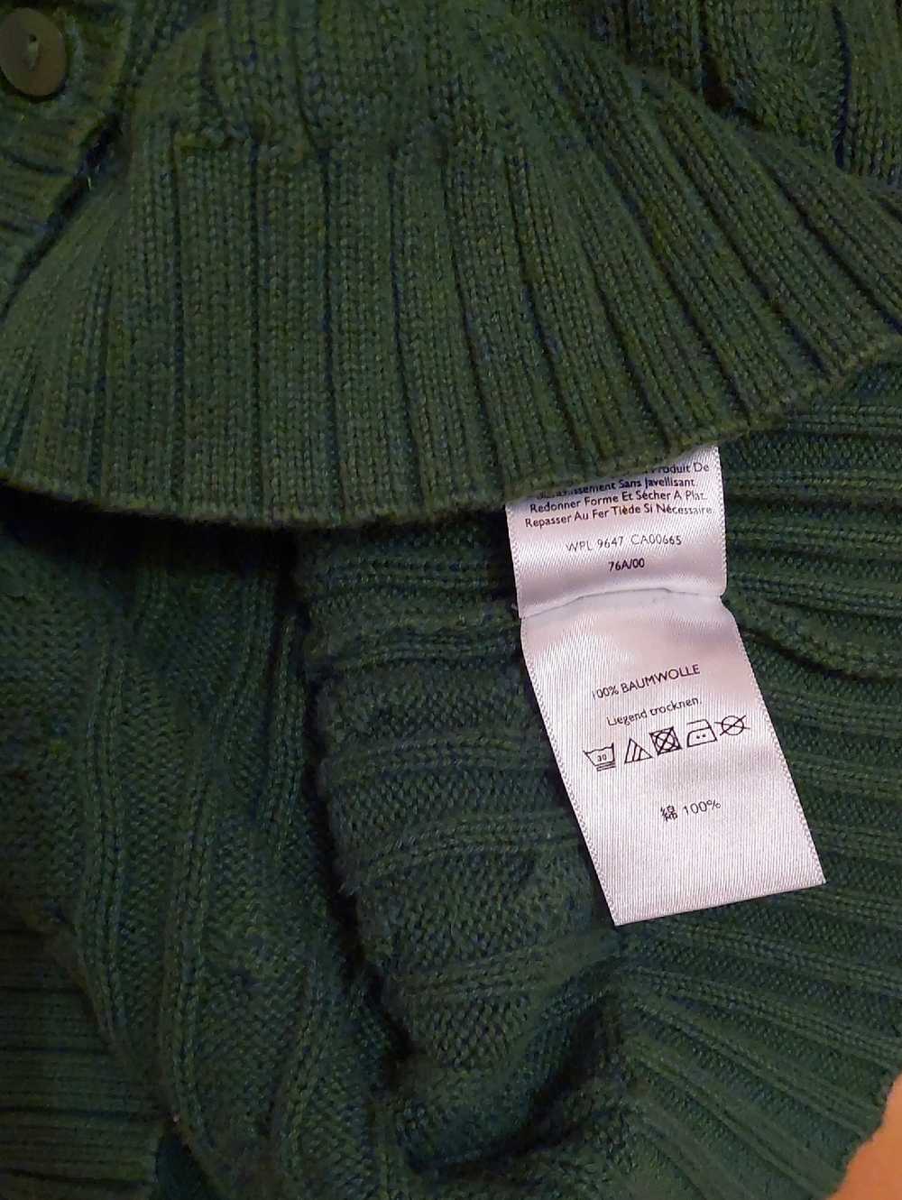 Bundle Ralph Lauren Vineyard Vines Lands End Eddie Bauer Cotton Cable Sweaters - Picture 15 of 16